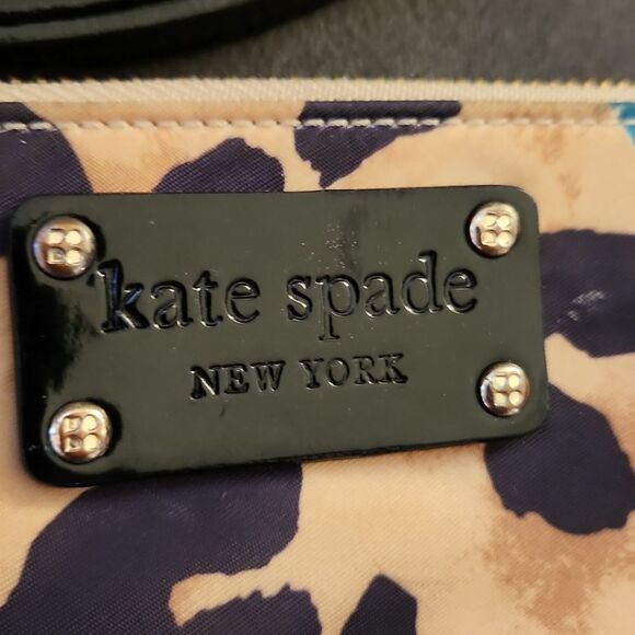 Kate Spade Bag Purse Wristlet Clutch Multicolor Leopard Print Wristlet - Picture 2 of 13